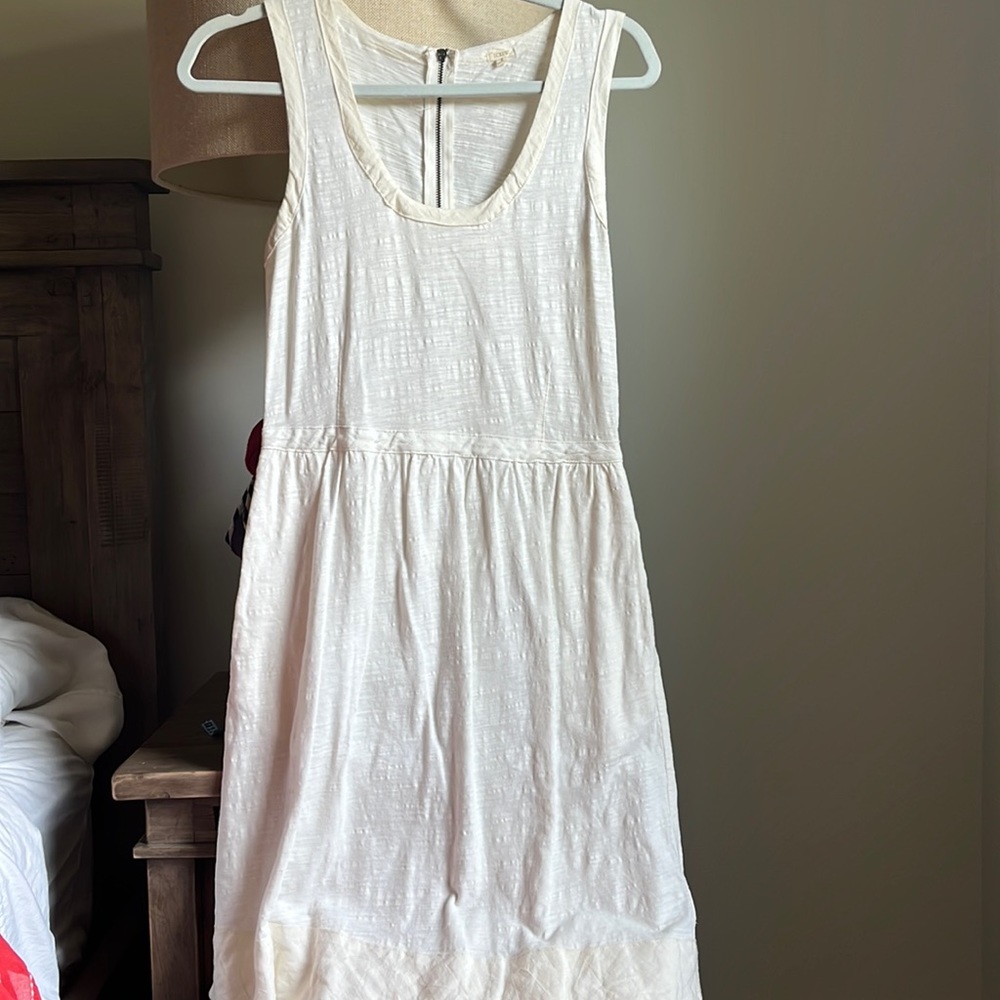 JCrew S white dress
